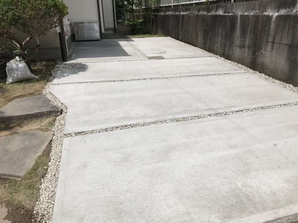 掛川市Ｗ様邸　外構工事/雨降り後のお掃除が簡単に！ 施工後 サブ 3